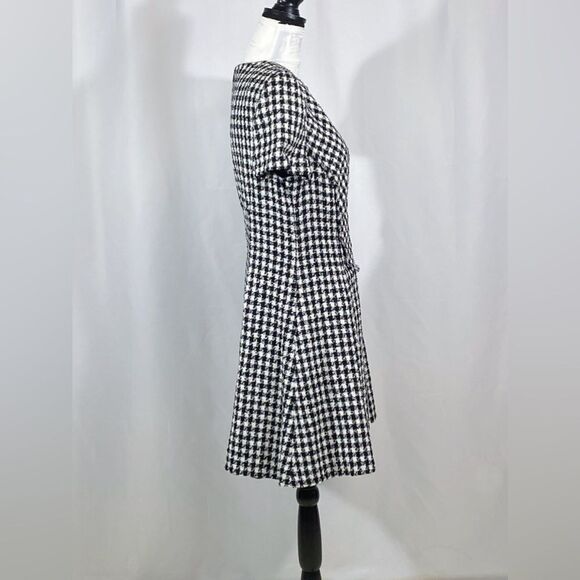 Versace Houndstooth Tweed Mini Dress size 48/us size 12 - Picture 8 of 16